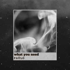 What You Need