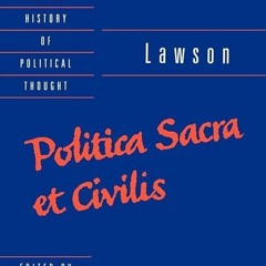kindle👌 Politica Sacra et Civilis (Cambridge Texts in the History of Political Thought)