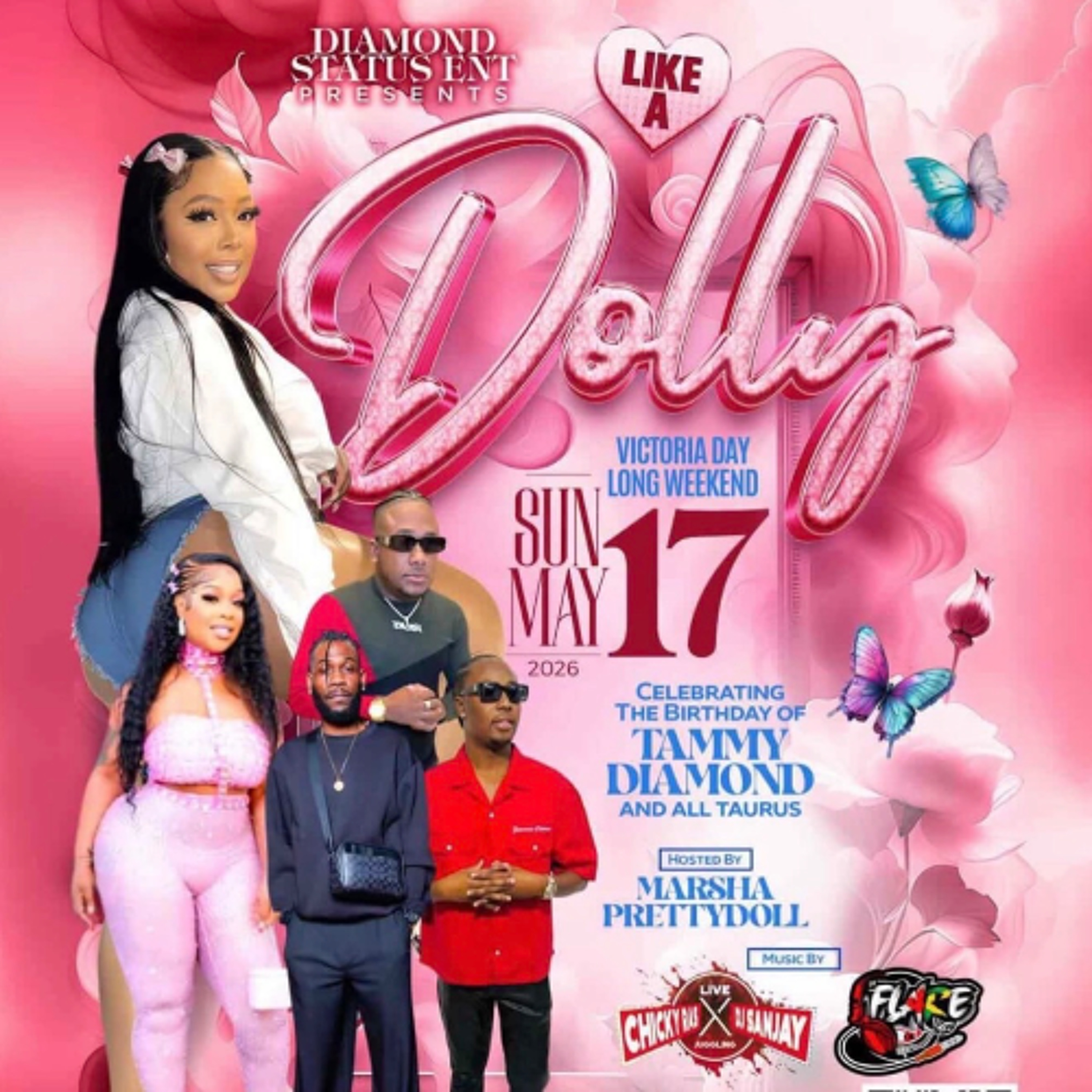 LIKE A DOLLY 2026 - CHICKY RAS+DJ SANJAY/MARSHA PRETTYDOLL/DJ FLARE @2450 FINCH AVE WEST, TORONTO 5/17/2026 episode artwork
