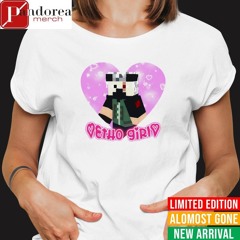 Etho girl minecraft heart shirt