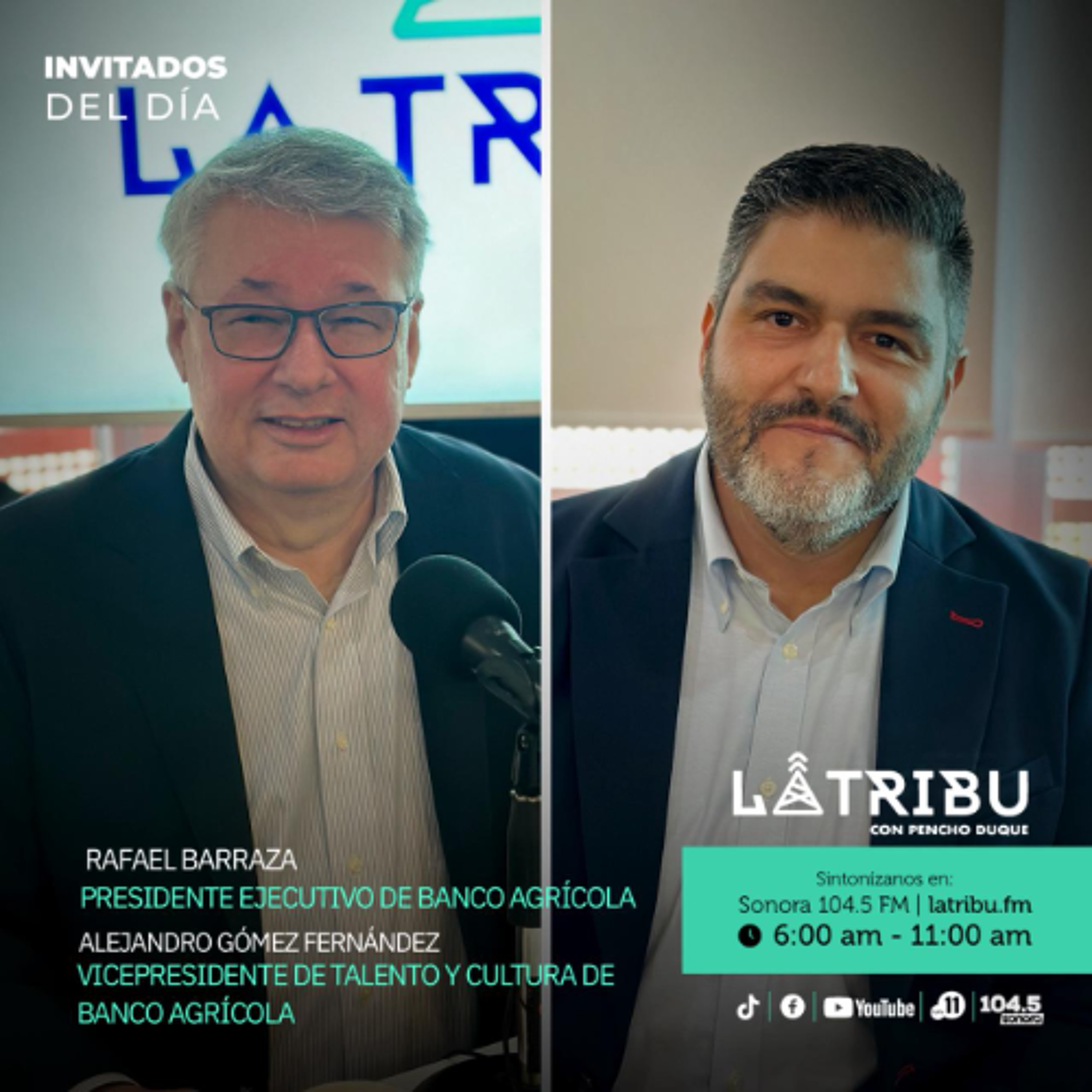 Rafael Barraza y Alejandro Gómez Fernández - La Semana del Talento Bancoagrícola.