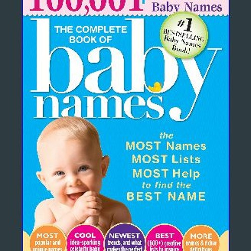 Stream [Ebook] The Complete Book of Baby Names The 1 Baby Names
