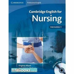 Cambridge English For Nursing Preintermediate Students Book Free 30