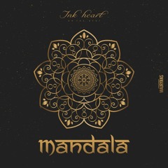 Mandala ink heart