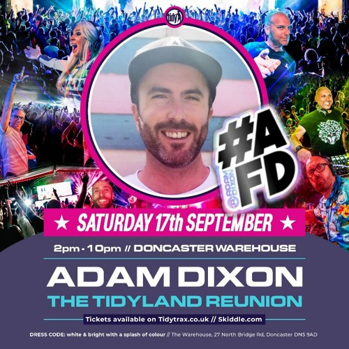 ADAM DIXON @ Tidy's White Party, Doncaster warehouse 17th Sept