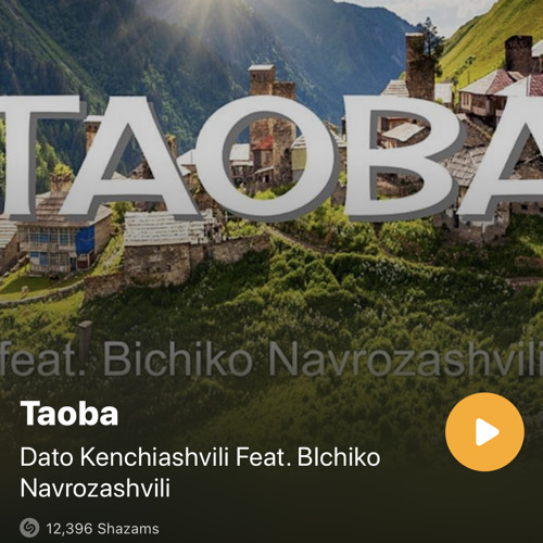 Stream 'TAOBA' Dato Kenchiashvili Feat. Bichiko Navrozashvili by Shuku.Rad  ✪︎ | Listen online for free on SoundCloud