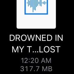 DROWNED IN MY THOUGHTS NOW IM LOST