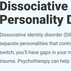 multiple personality disorder (prod vrtex)