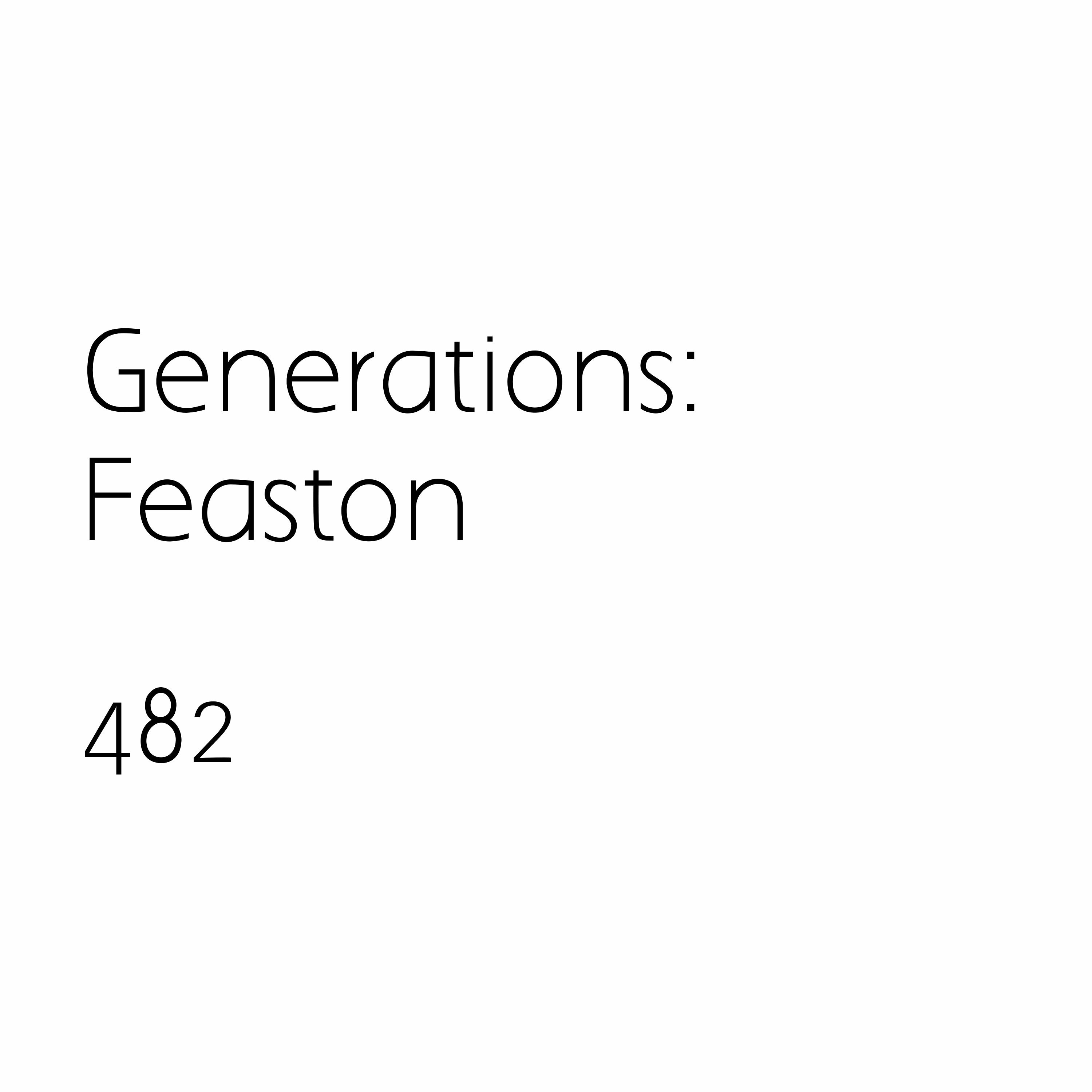 cover of episode Generations : Feaston 482