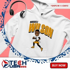Russell Wilson Pittsburgh Steelers football caricature 2024 shirt