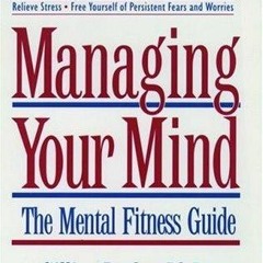 PDF/Ebook Managing Your Mind BY : Gillian Butler