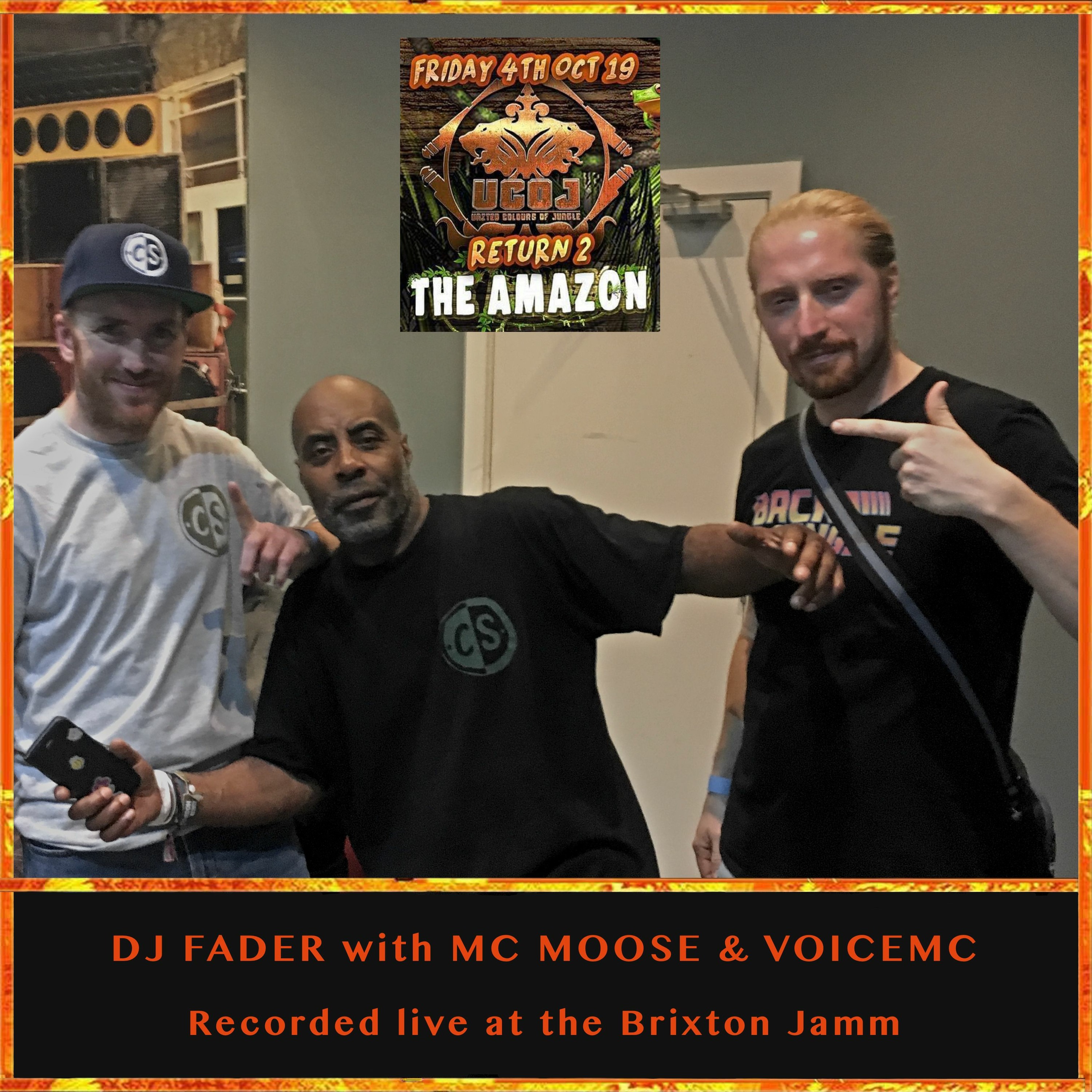 United Colours of Jungle Amazon 2 - DJ Fader with MC Moose & VoicemC - 4 10 2019