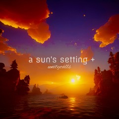 a sun’s setting +
