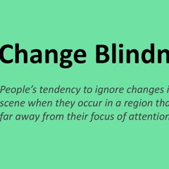 Change Blindness