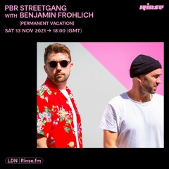 PBR Streetgang with Benjamin Frohlich - 13 November 2021