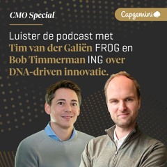 E11 | CMOSpecial - Tim van der Galiën (Capgemini/Frog) & Bob Timmerman (ING) over innovatie, gedreven vanuit je bedrijfs-DNA.