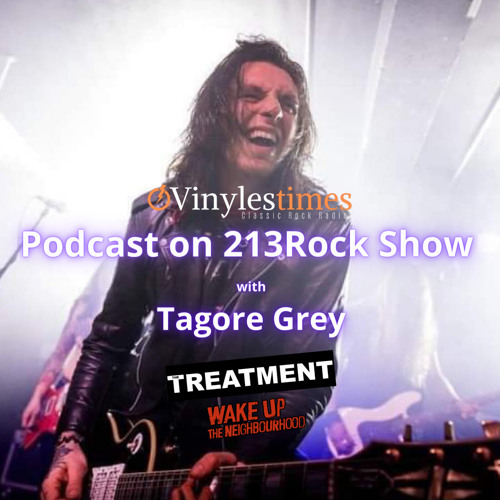 213Rock Harrag Melodica Live interview with Tagore Grey of The Treatment 17 04 2024 on Vinylestimes Classic Rock Radio