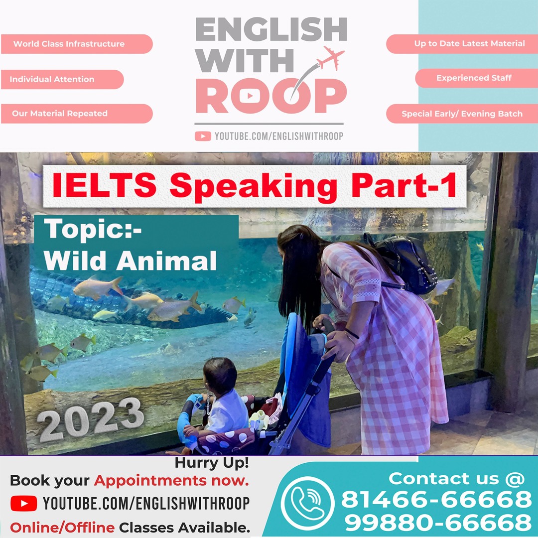 Stream IELTS Speaking Part 1 Topic Wild Animal from English with Roop ...