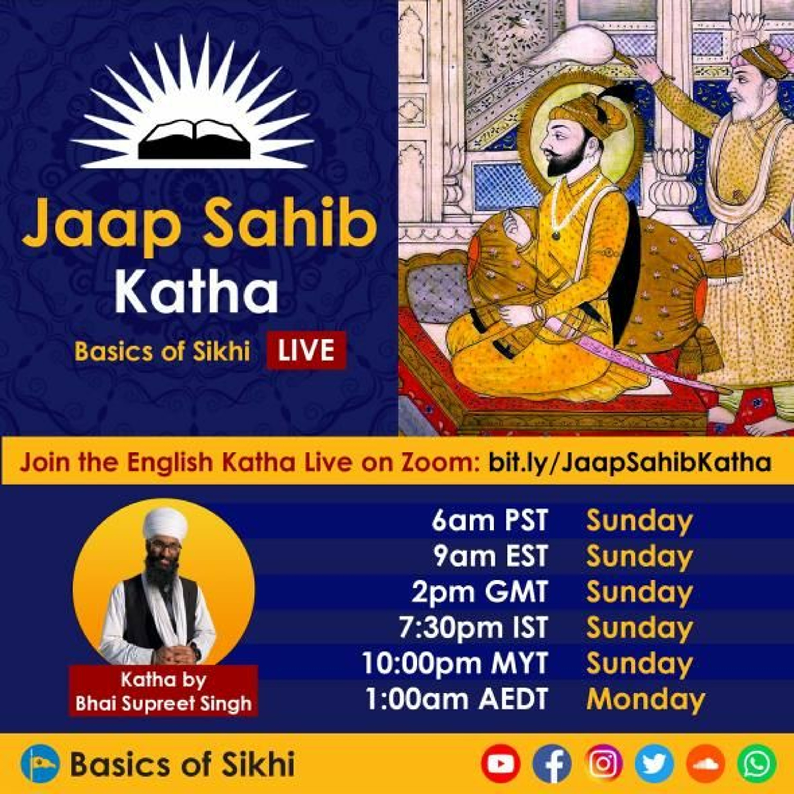 #24 Chhand 25: Bhujang Prayaat Chhand | Jaap Sahib Katha | Bh Supreet Singh episode artwork