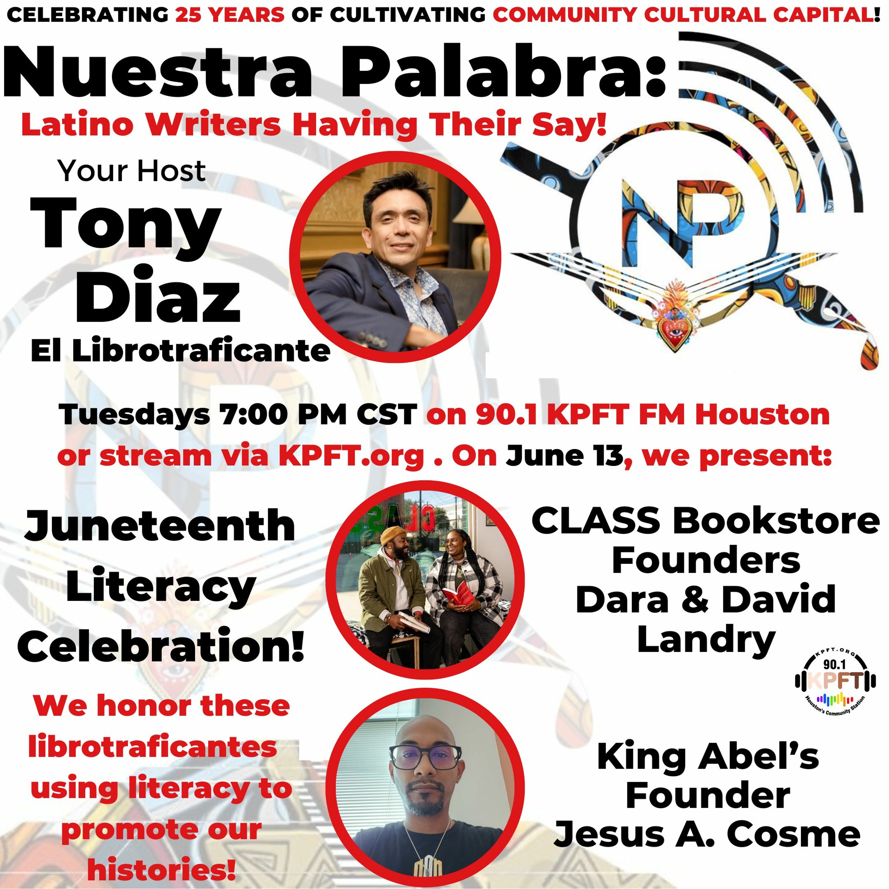 Nuestra Palabra: Latino Writers Have Their Say w/ Tony Diaz