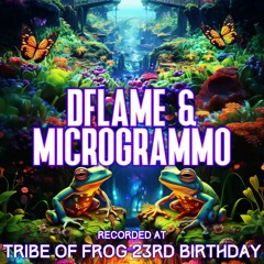 Dflame & Microgrammo - Recorded at TRiBE of FRoG 23rd Birthday - September 2023