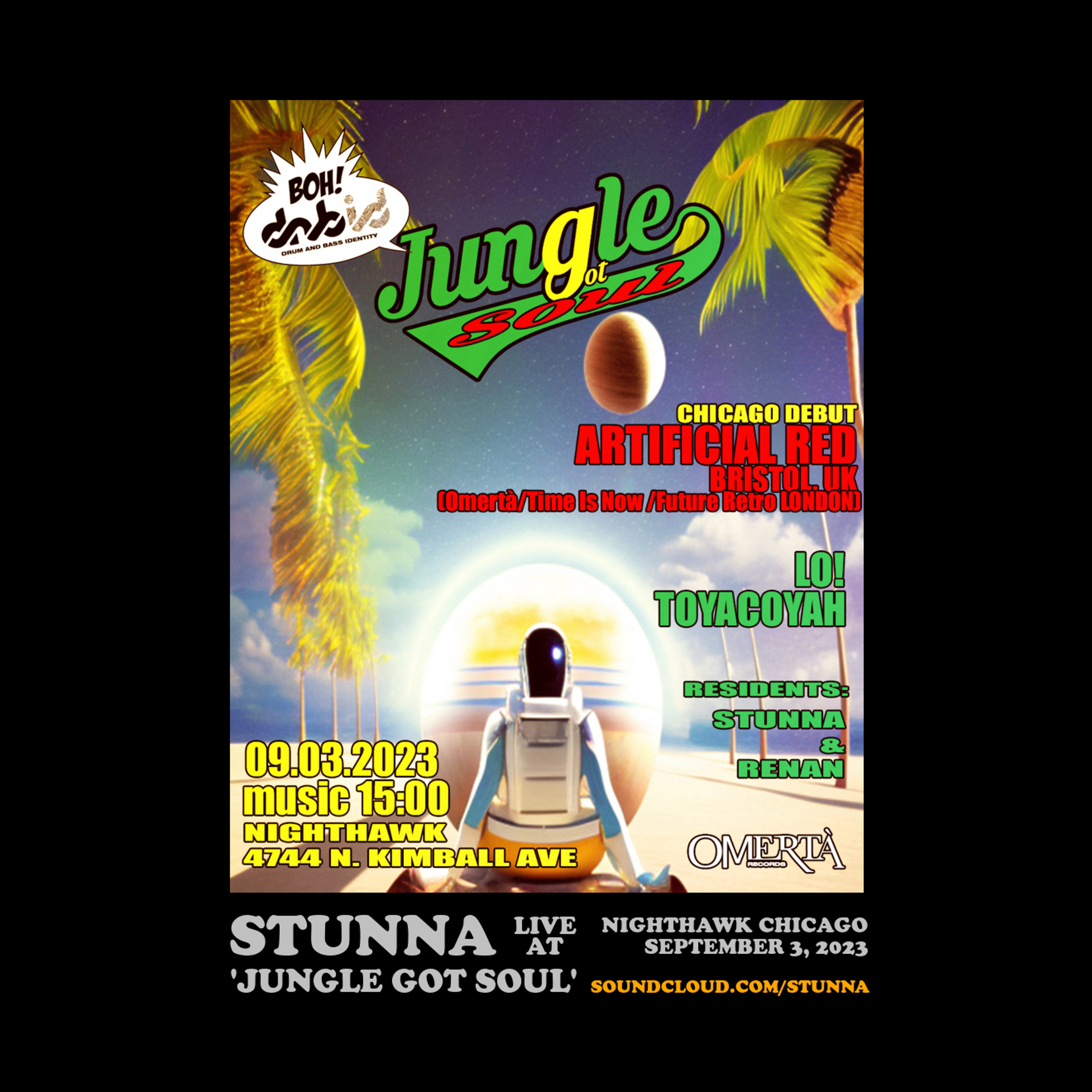STUNNA Live at JUNGLE GOT SOUL Nighthawk Chicago September 3 2023 episode artwork