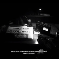 So Glen, today marks the 1 year anniversary of the jokers death