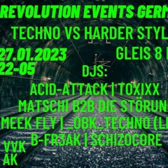 Meek-Fly 153Bpm Hardtechno Set @ Revolution Events Gleis 8 Bonn 27.01.23