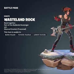 Fortnite|Wasteland Rock Emote{@Z.R.7777 X @MTR_Sonic2015}