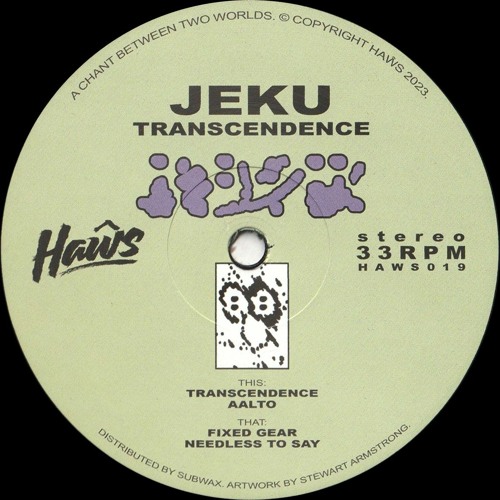 Jeku - Transcendence (HAWS019)