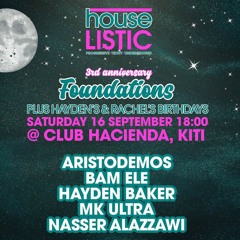 🪩 Live @ Houselistic (Club Hacienda, Larnaca)