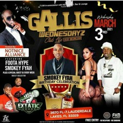 Supa Sound/Extatic/Foota Hype 3/21 (Gallis Wednesdays)