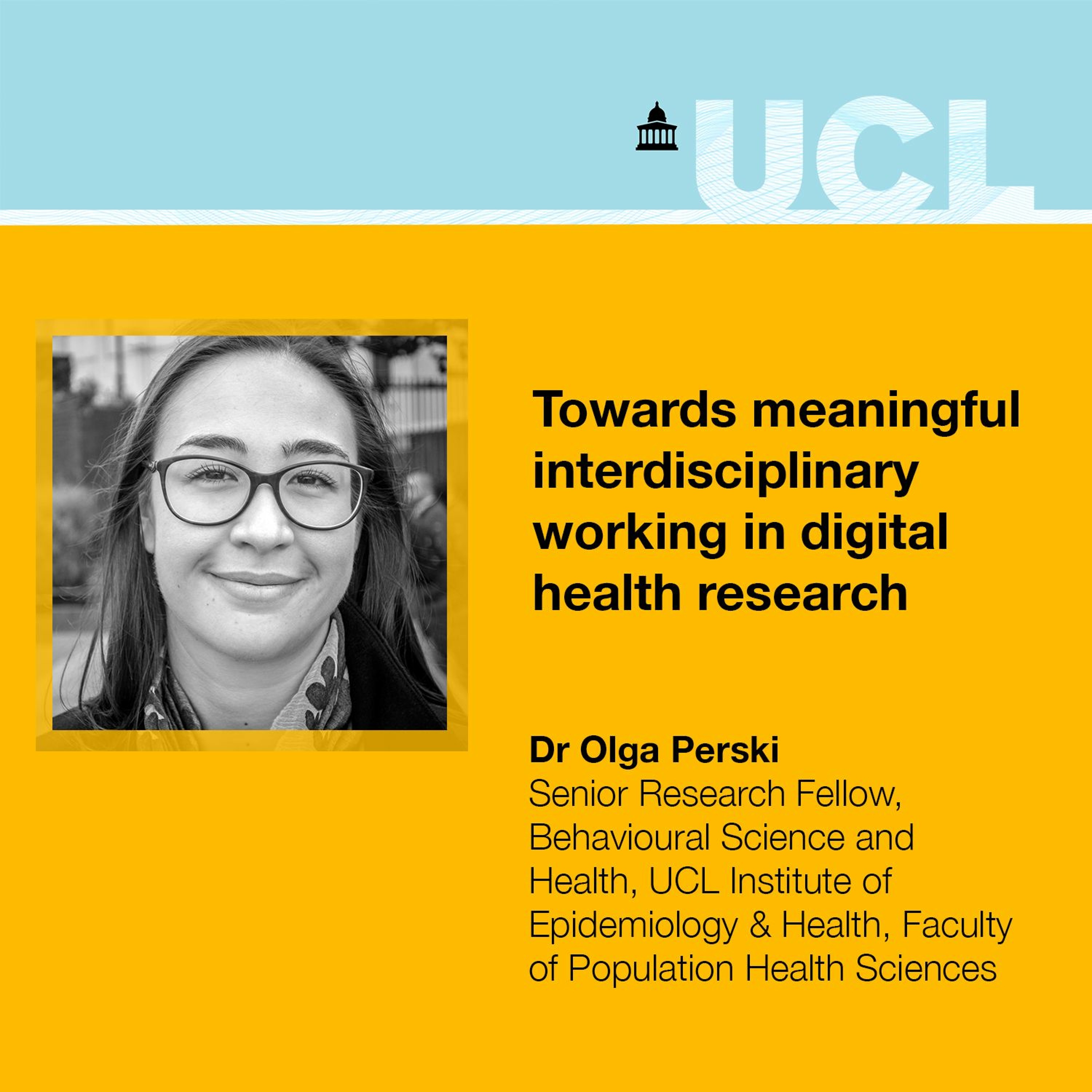 S1 E3 Towards meaningful interdisciplinary working in digital health research episode artwork