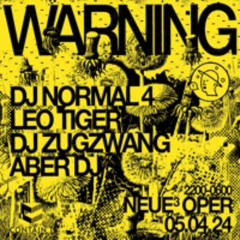 Leo Tiger @Neue Oper Stuttgart x WARNING, 05.04.24