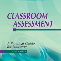 get [❤ PDF ⚡]  Classroom Assessment free