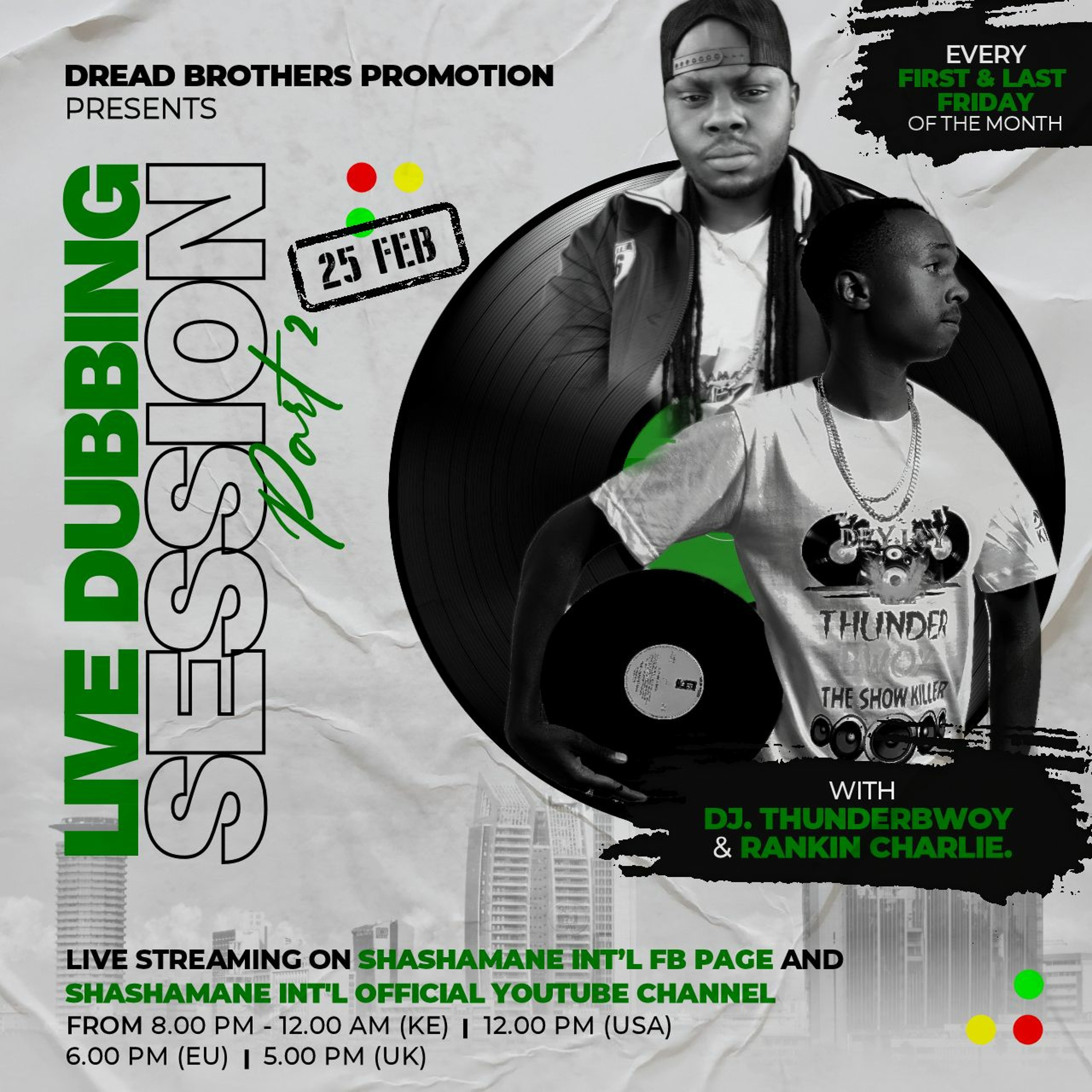 REGGAE DUBBING SESSION PART TWO WITH THE AFRICAN CREW 2/25/2022 episode artwork