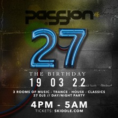 JFK Live at Passion27 March 19th 2022. 95-00's set
