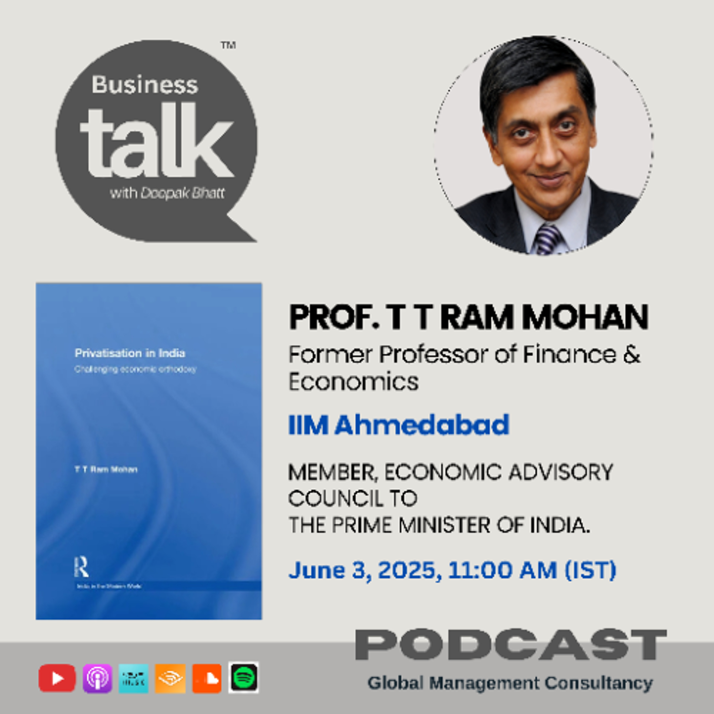 Privatisation in India: Prof. T. T. Ram Mohan Challenges the Economic Consensus episode artwork