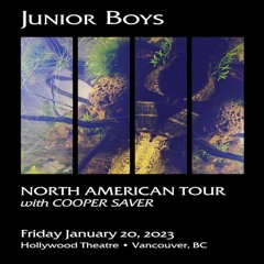 LIVE SET opening for Junior Boys in Vancouver, Canada [1/20/23]