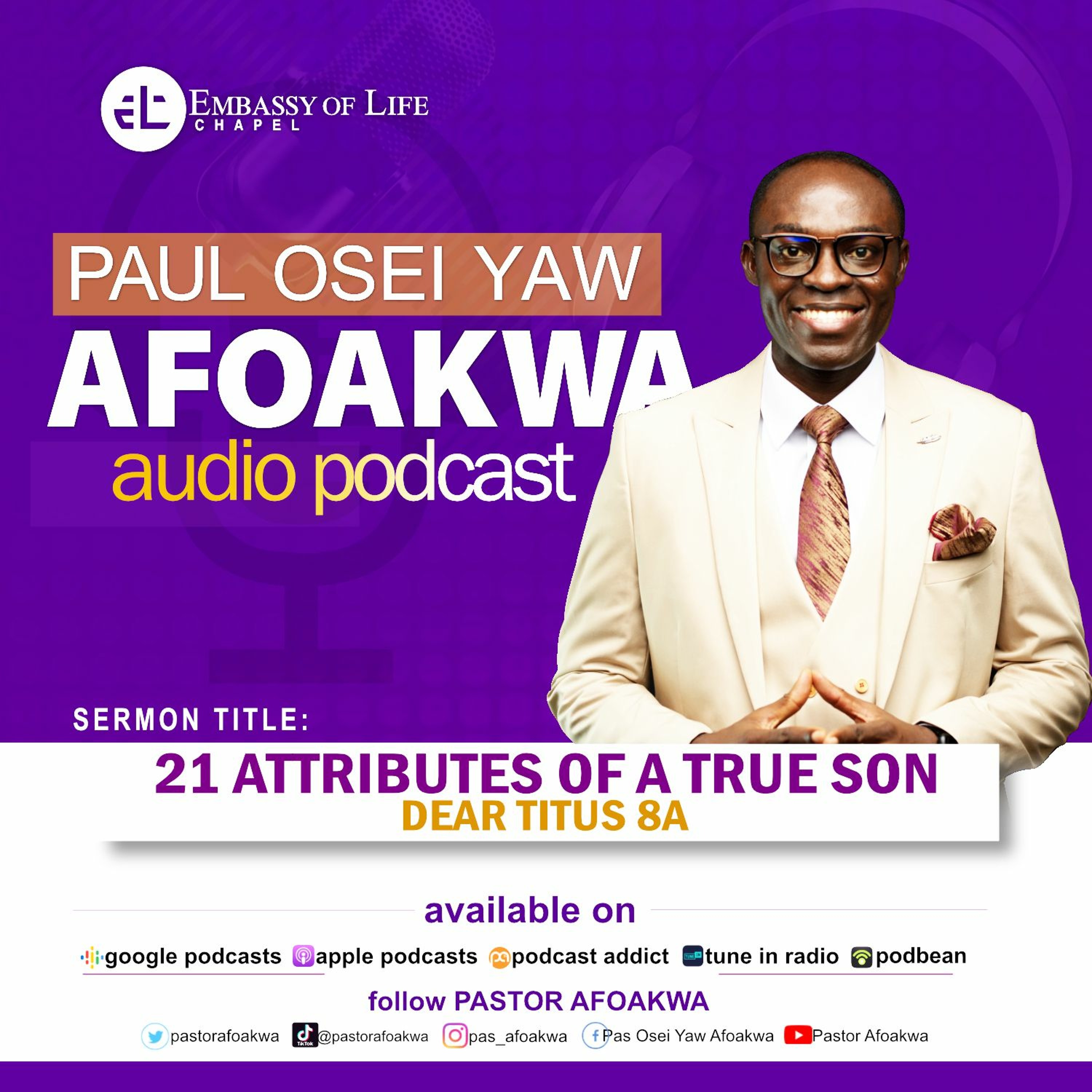 Paul Osei Yaw Afoakwa Audio Podcast
