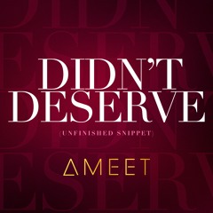 AMEET - DIDN'T DESERVE (unfinished snippet)