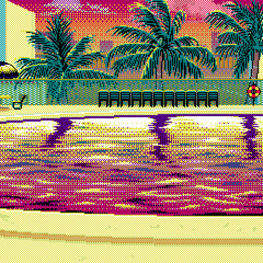 Poolside
