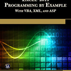 ACCESS KINDLE 📥 Microsoft Excel 2019 Programming by Example: With VBA, XML, AND ASP