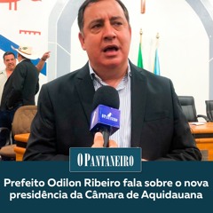 "Eu espero ter ótimo relacionamento", Odilon diz sobre a nova presidência da Câmara