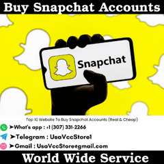 Top 10 Website To Buy Snapchat Accounts (Real & Cheap)