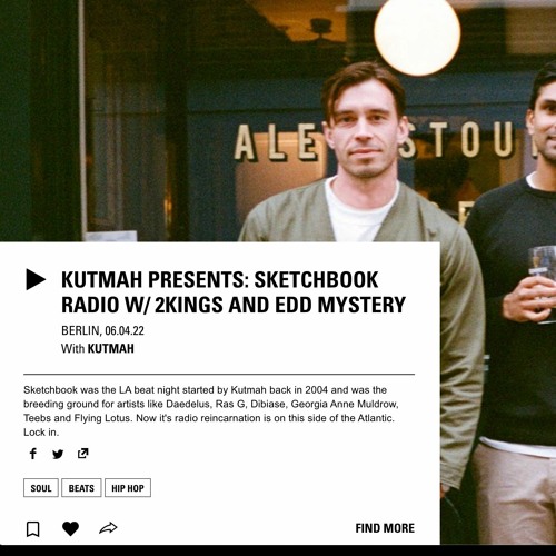 edd mystery x 2KINGS mix for Kutmah Sketchbook Radio 06.04.22