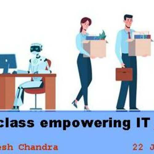 Audio Blog "Will AI crush Indian Middle class empowering IT jobs? What should they do?"