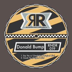 Donald Bump - Sneak Tip (Original Mix)