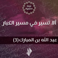 ألا تسير في مسير الكبار - د.محمد خير الشعال