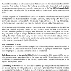 Top Colleges for BBA in Delhi NCR